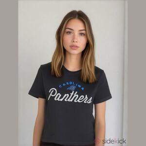 NFL Team Apparel Carolina Panthers Pajama T-Shirt Women's Size Medium